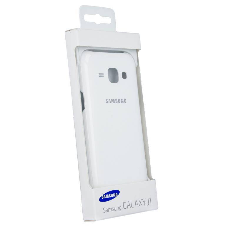 SAMSUNG Custodia cover Samsung per Galaxy J1 bianco